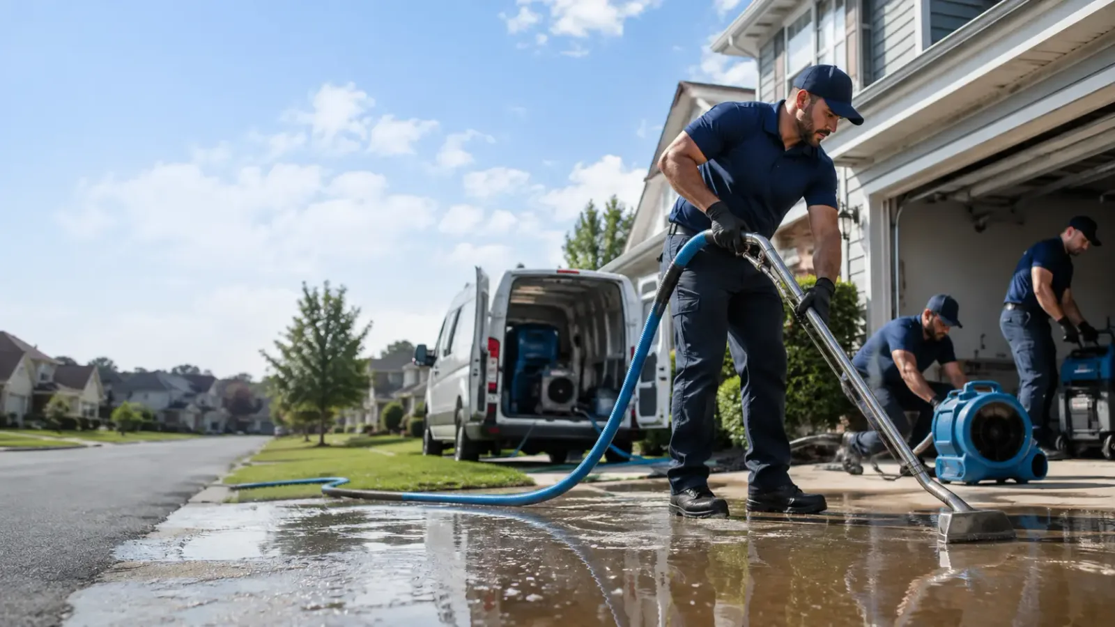 Flood Damage Restoration in Cement, OK